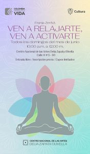 franja de yoga relax en el Centro Nacional de las Artes