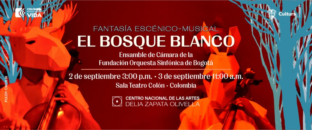 Bosque blanco concierto Sinfónica Nacional en el CNA EnElDelia