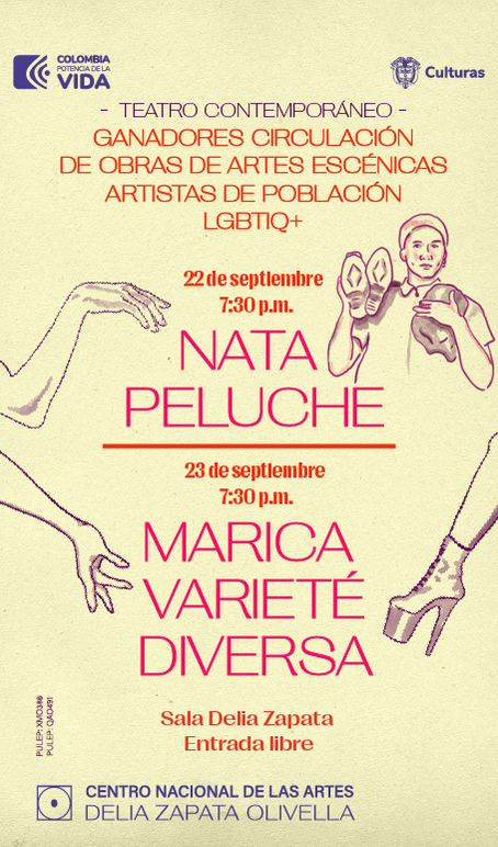 Nata peluche y Marica Varieté obras contemporáneas