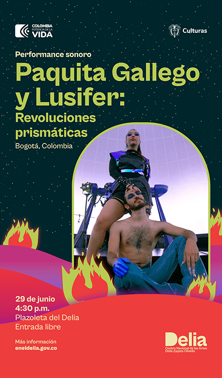 Performance sonoro – Paquita Gallego y Lusifer