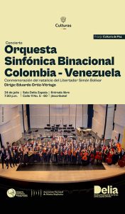 La Sinfónica Binacional conmemora el natalicio de Simón Bolívar