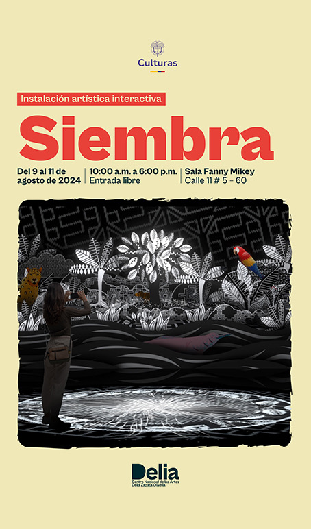 SIEMBRA- Instalación artística interactiva