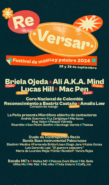 Festival ReVersar del 28 al 29 de septiembre