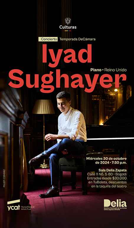 recital, Iyad Sughayer comenzará con las obras tardías de Mozart y Schubert