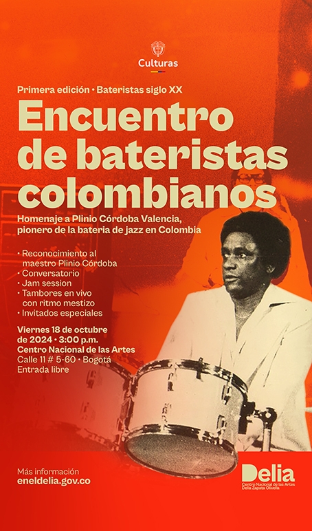 linio Córdoba en el Primer Encuentro de Bateristas Colombianos