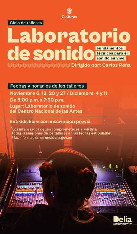 talleres "Fundamentos técnicos para el sonido en vivo"