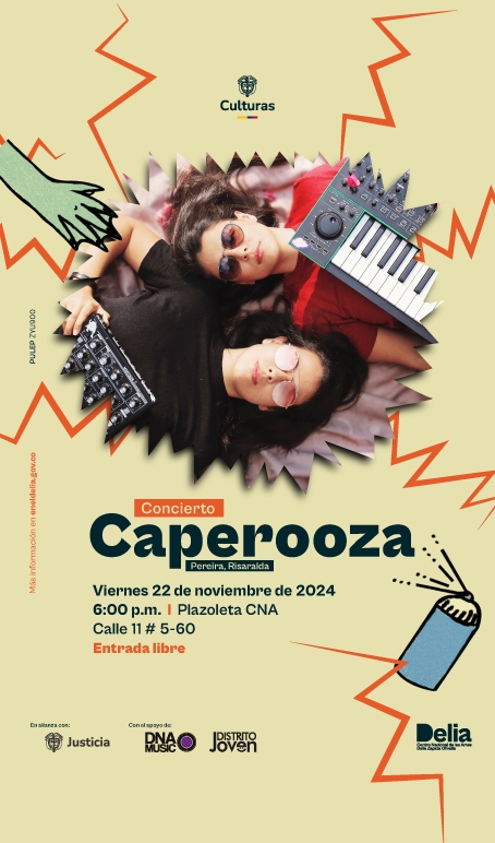 Caperooza es un dúo femenino colombiano que fusiona lo orgánico con lo digital en un sonido único de música electrónica en el país