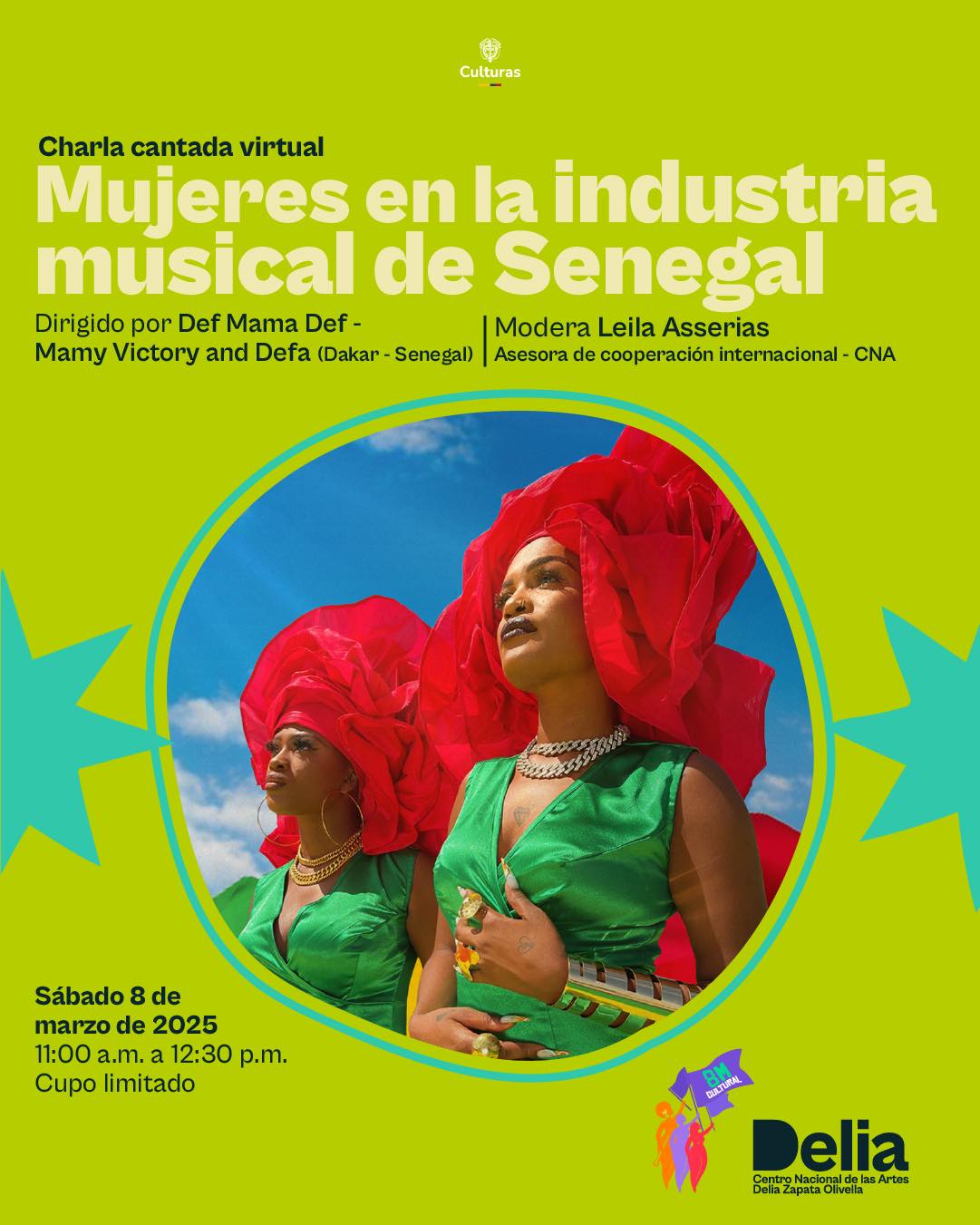 8M Charla – Mujeres en la industria musical de Senegal