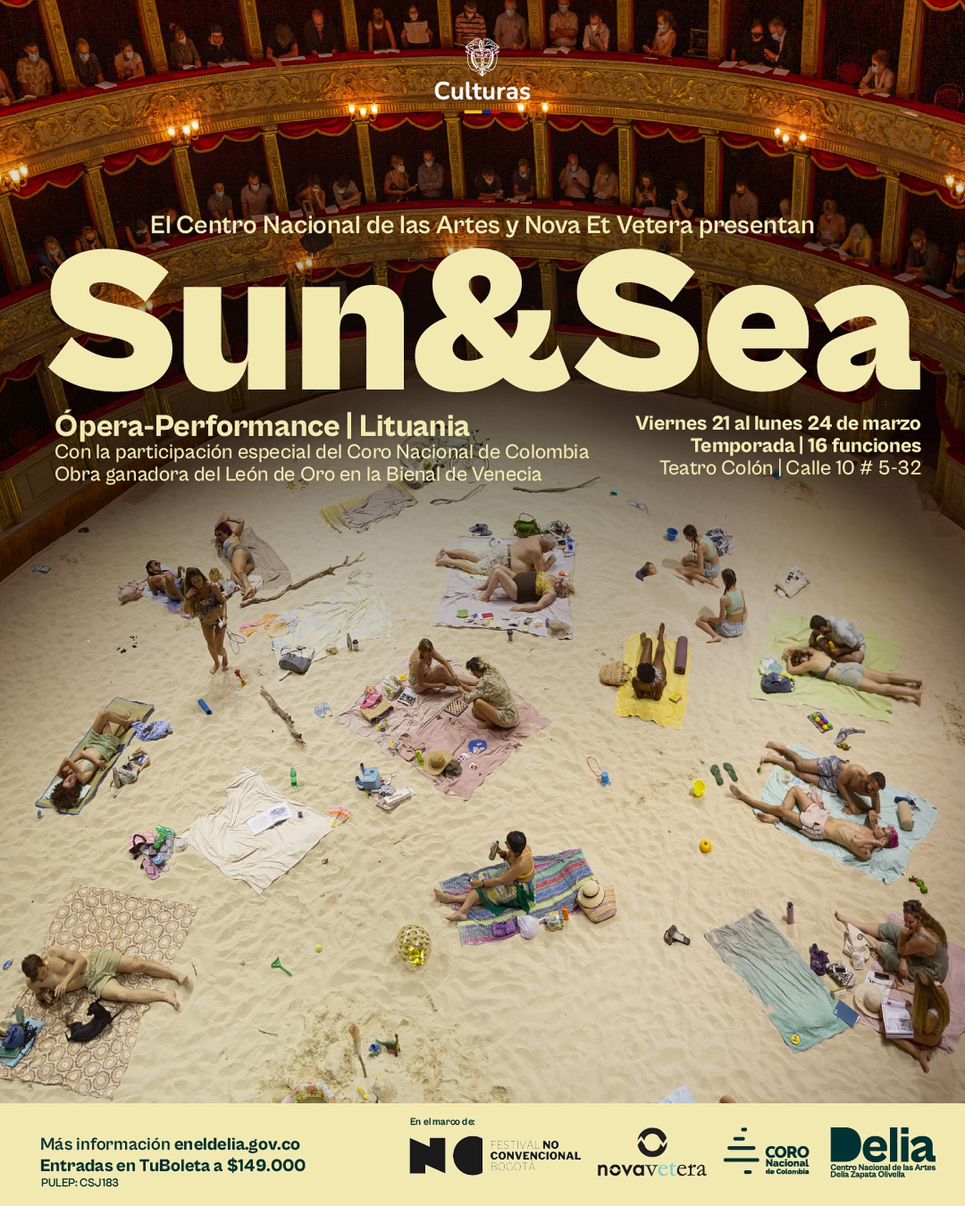 Sun and Sea obra en el Teatro Colón