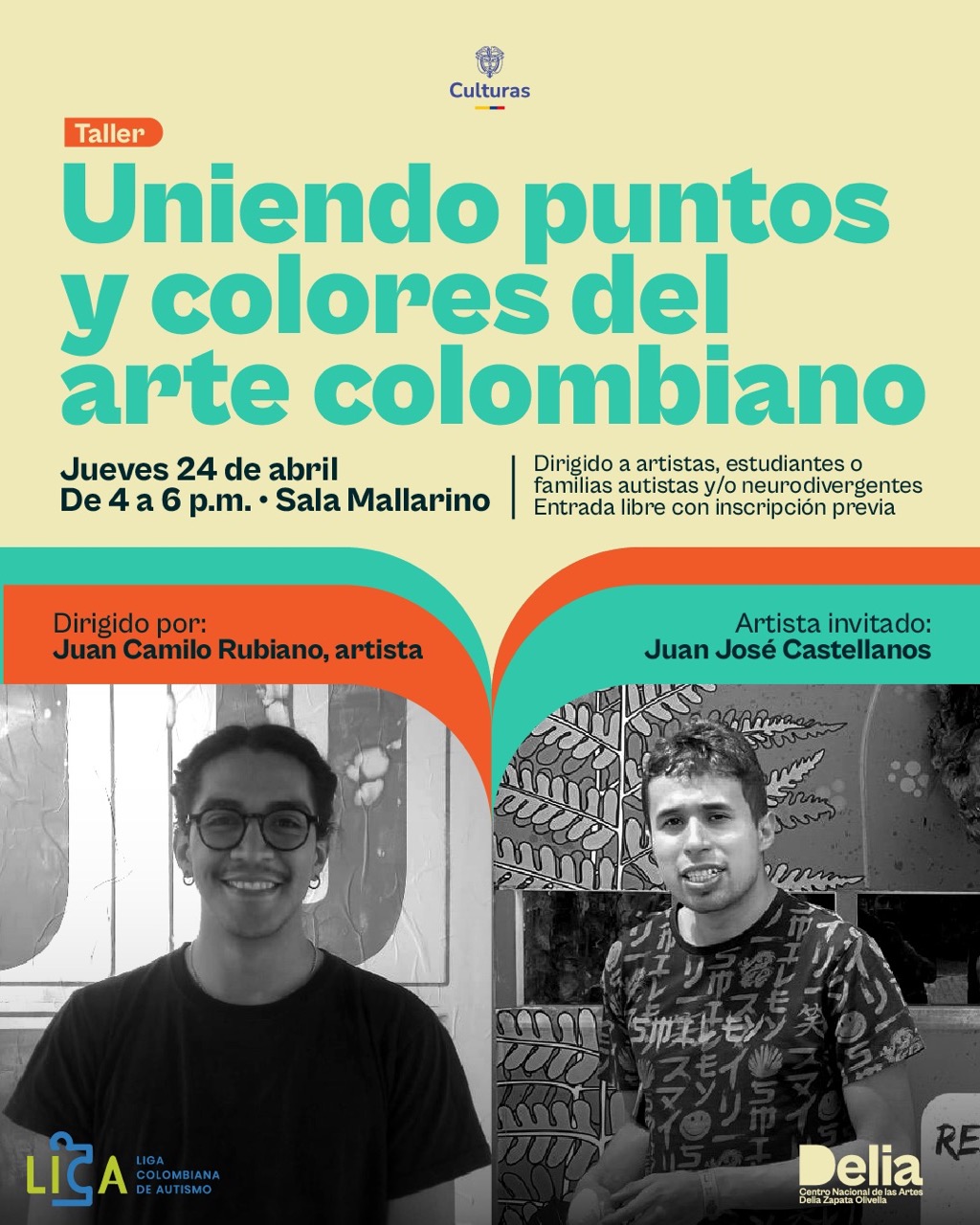 Taller – Uniendo Puntos y Colores del arte colombiano