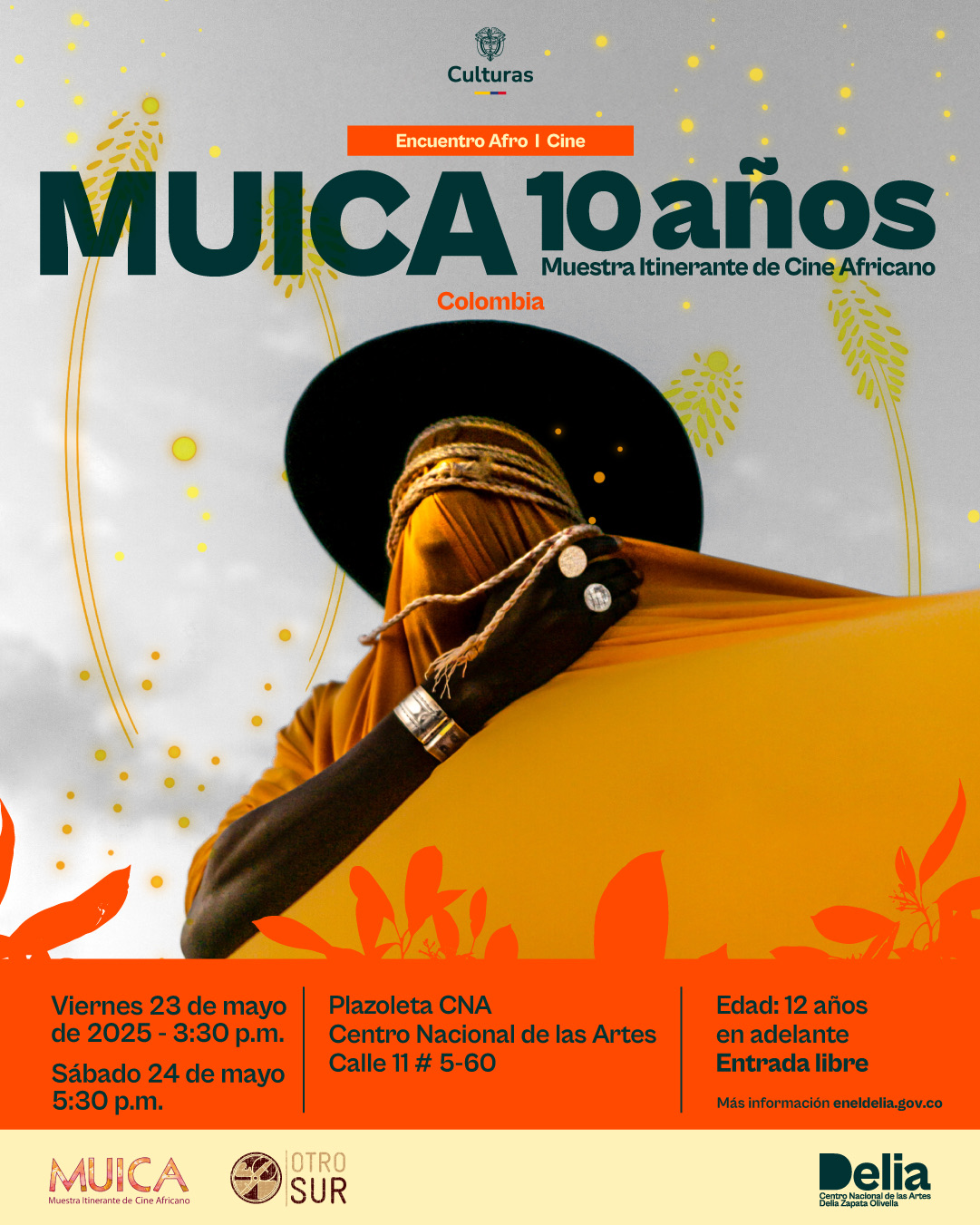 La Muestra Itinerante de Cine Africano – MUICA celebra una década de traer al país historias que expanden las formas de ver el mundo. Para conmemorar este aniversario, el Centro Nacional de las Artes Delia Zapata Olivella acoge dos funciones al aire libre que reúnen cine documental, animación y comedia provenientes de Sudáfrica, Kenia y Argelia.