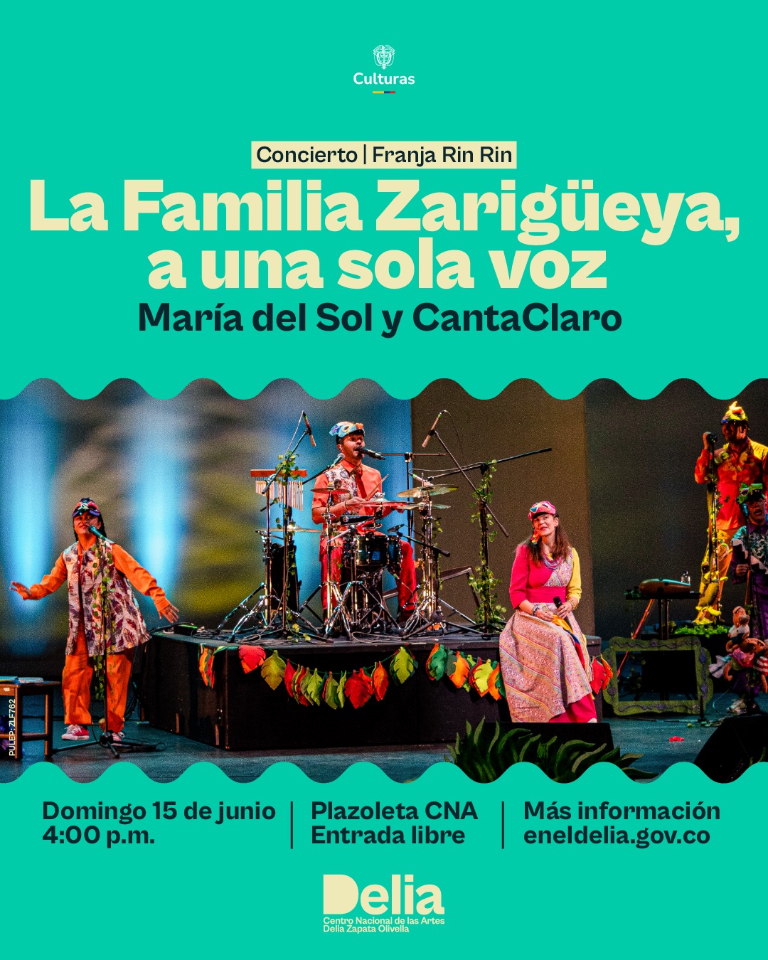 Concierto – La familia Zarigüeya, a una sola voz