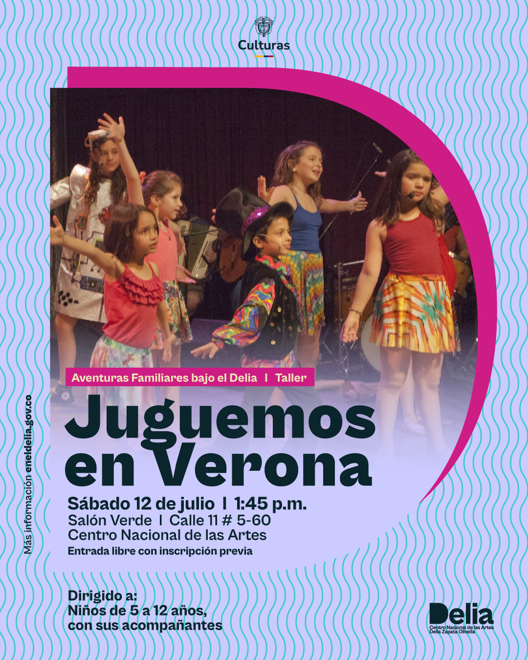 En esta actividad de mediación inspirada en Romeo y Julieta, niños y niñas exploran emociones y personajes a través del juego, el movimiento y la imaginación.