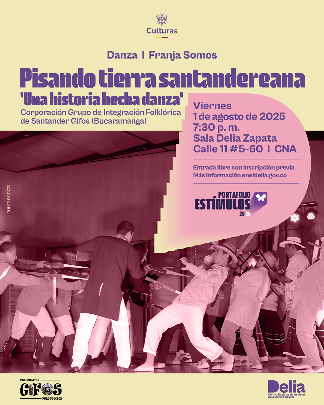 Desde Bucaramanga llega al Centro Nacional de las Artes Pisando Tierra Santandereana 'Una Historia Hecha Danza'. Esta obra, que conecta generaciones a través del arte, ofrece una experiencia artística y pedagógica al combinar narrativa oral, música en vivo y danza.