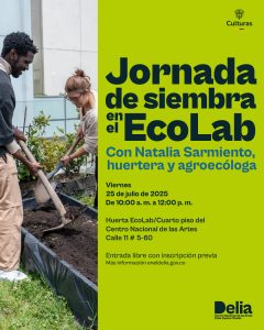 Invitamos a vecinos, colaboradores y ciudadanía en general a sumarse a la primera Jornada de Siembra 2025, guiada por Natalia Sarmiento, bióloga del Jardín Botánico. Juntas y juntos aprenderemos prácticas básicas de compostaje y cultivo, mientras reconectamos con la tierra, compartimos saberes y sembramos comunidad.