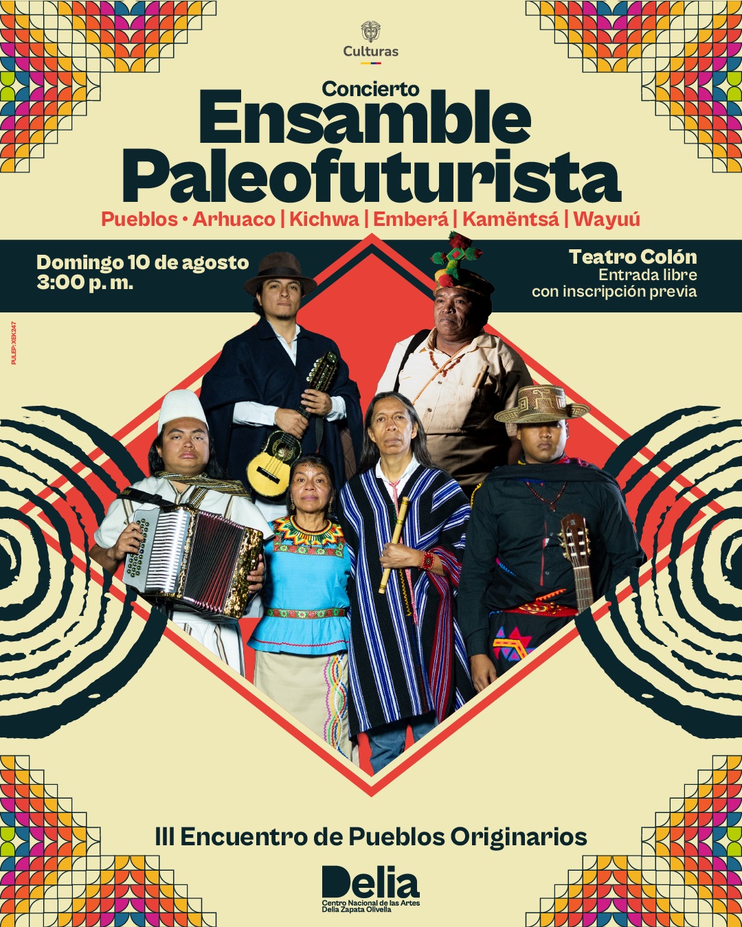 III Pueblos Originarios Abya Yala – Concierto – Ensamble Paleofuturista
