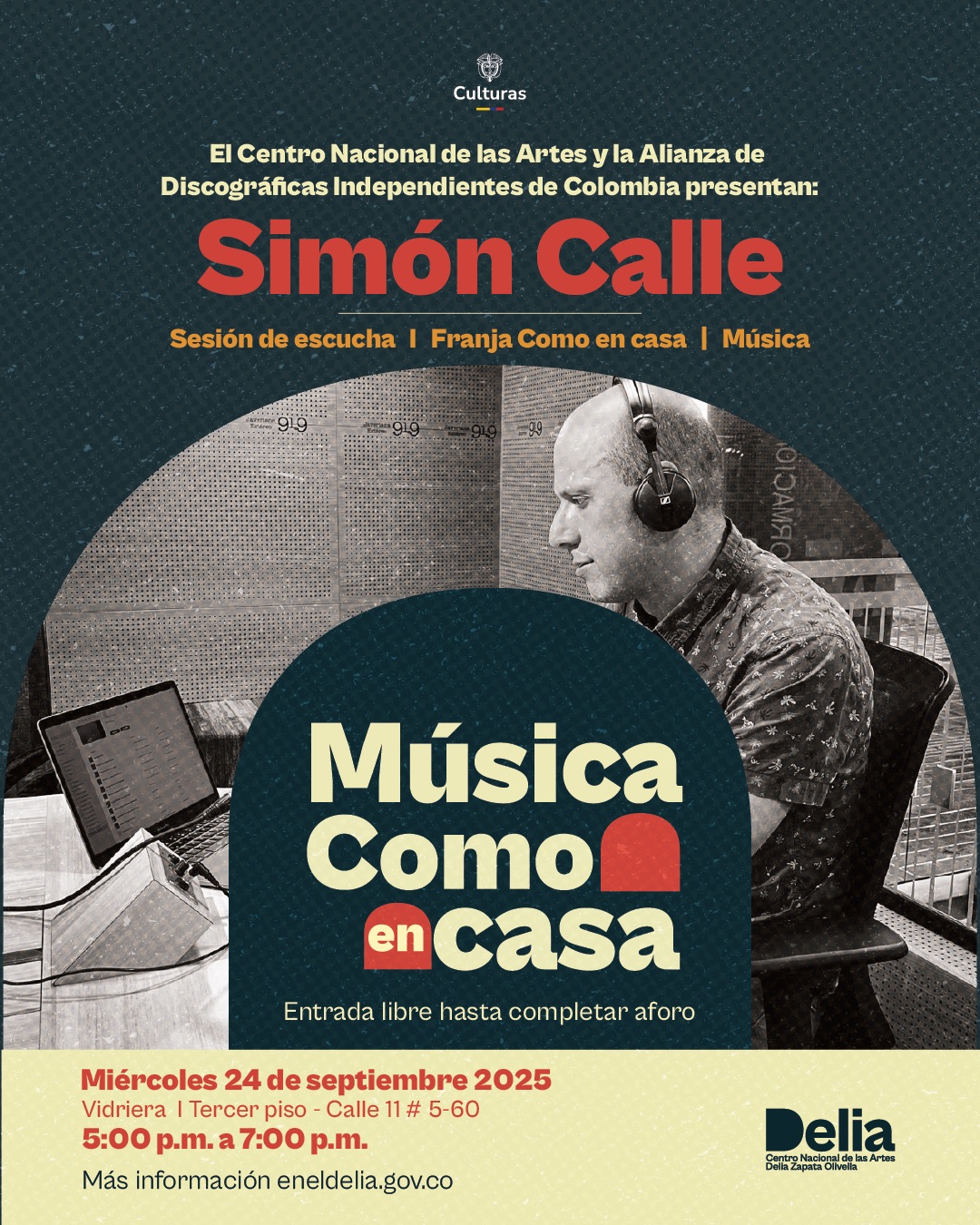 En la Vidriera del Centro Nacional de las Artes volvemos a encontrarnos Como en casa, un espacio creado para detenernos, escuchar con calma y descubrir en comunidad. La Sesión de escucha no es un concierto ni una clase magistral: es un viaje compartido donde la música se convierte en puerta a los recuerdos, en detonante de historias y en un espejo de lo que somos.
