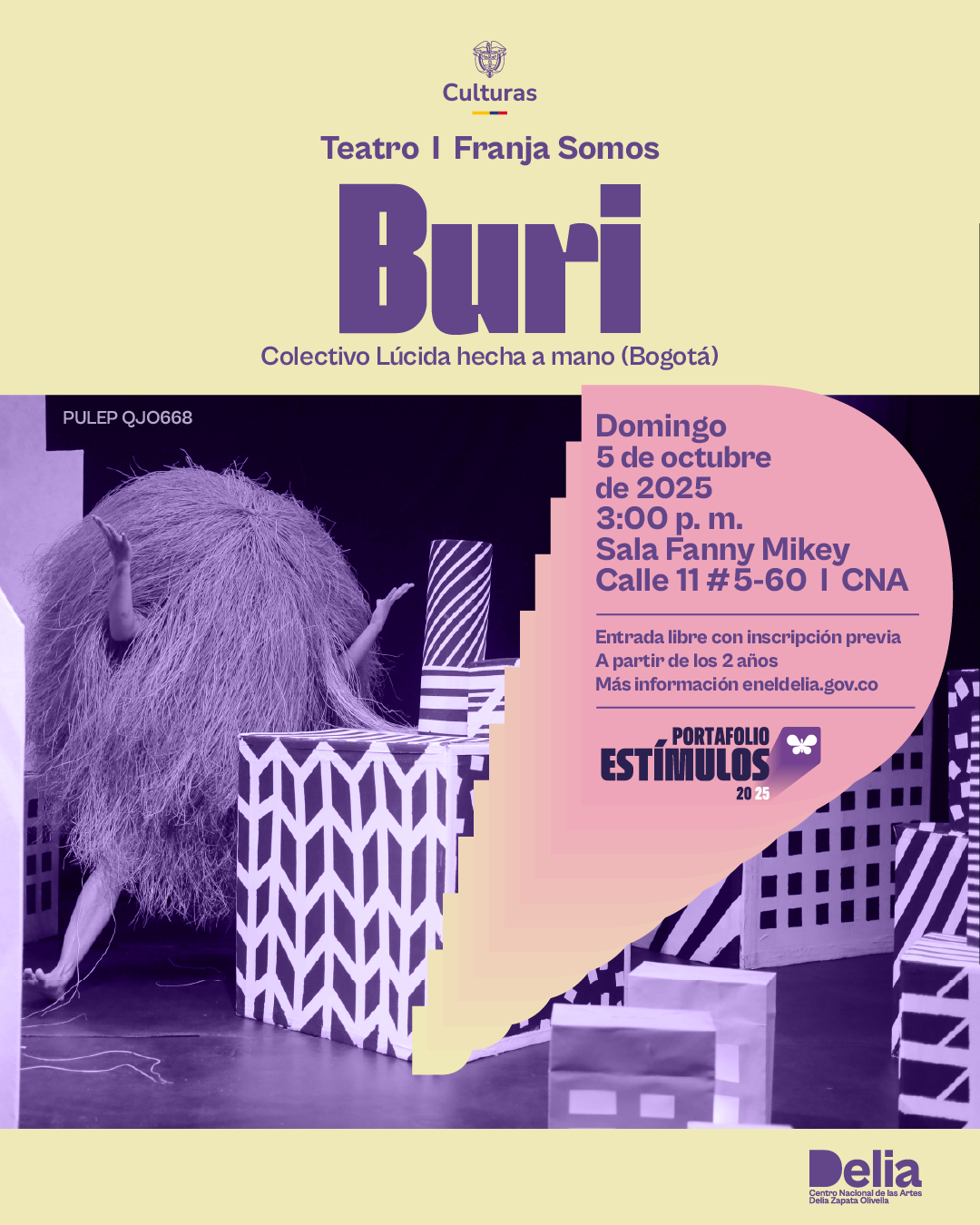 Portafolio Estímulos – 2025 – Teatro – Buri