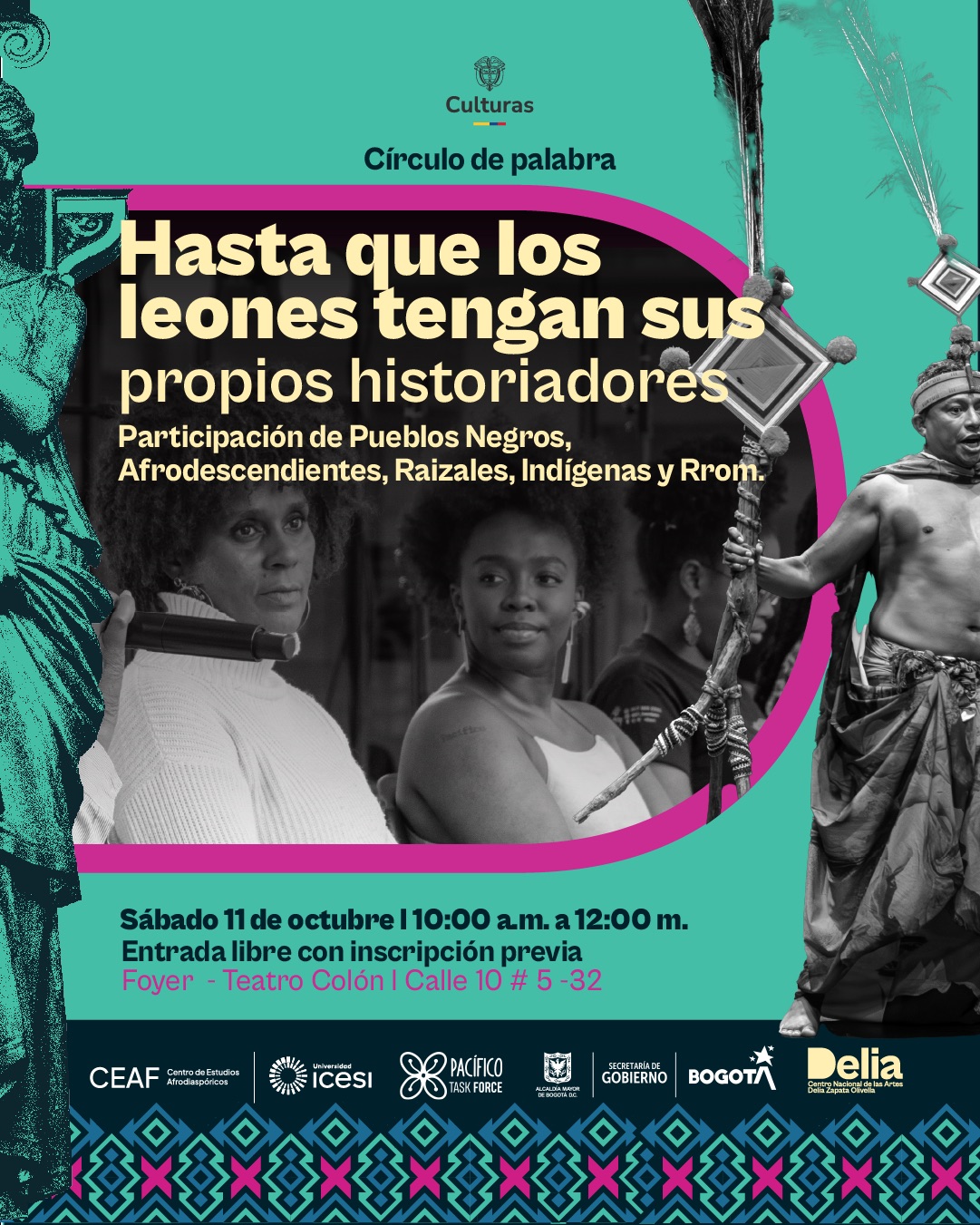 Conversatorio Hasta que los leones tengan sus propios historiadores