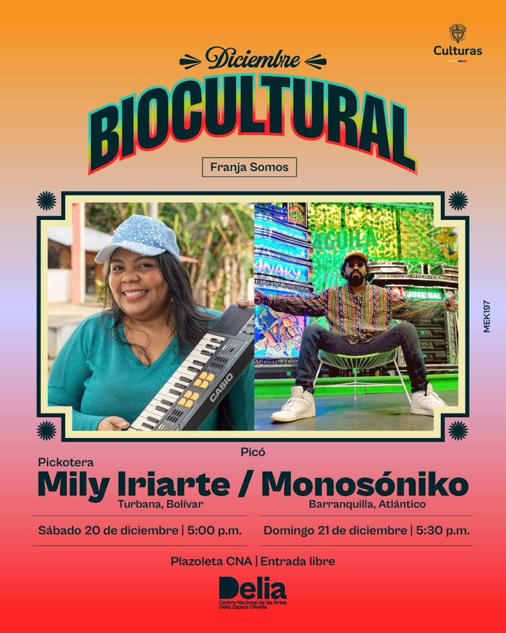 Diciembre Biocultural – Pickotera Mily Iriarte / Monosóniko