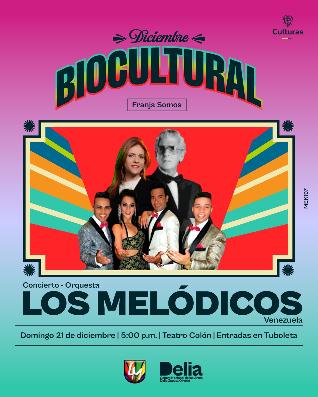 Los éxitos tropicales bailables de todos los tiempos llegan desde Venezuela con Los Melódicos del maestro Renato Capriles y una big band dirigida por Iliana Capriles, en medio de su gira de celebración de 70 años de historia.