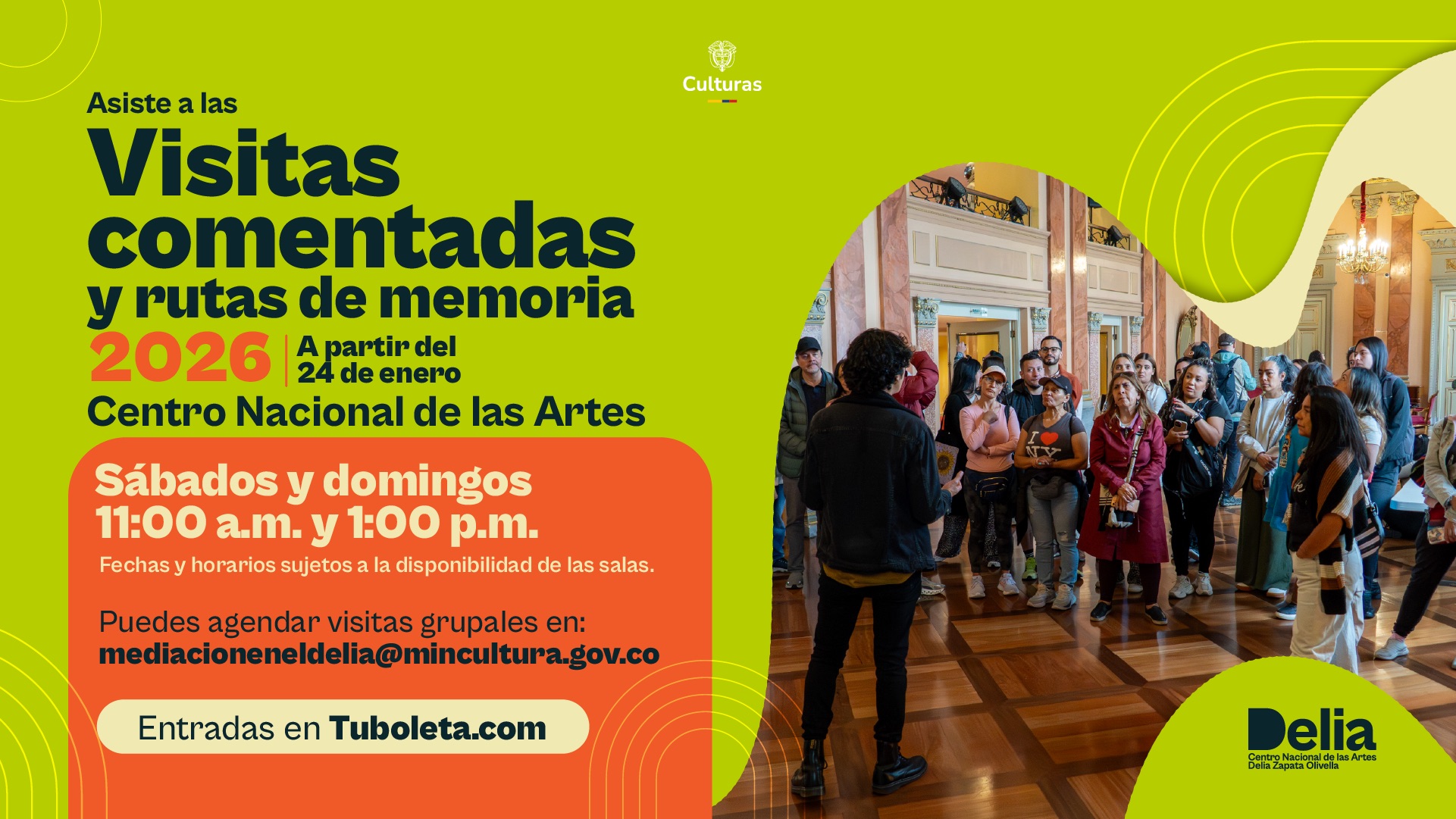 Visitas comentadas - Recorridos guiados 2026