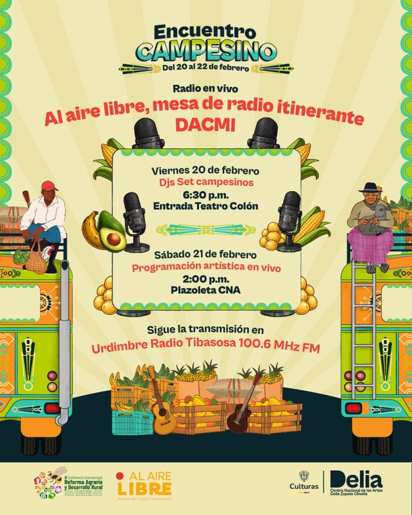 Talleres, memoria y palabra en el Encuentro Campesino 1