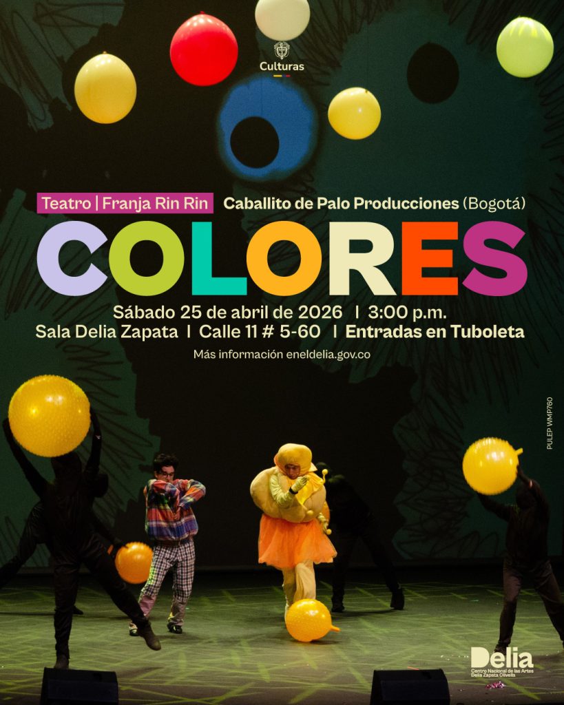 Colores es una obra inmersiva y de gran formato que combina teatro, danza, títeres y video mapping para narrarnos la historia de Waldo, un adulto atrapado en el ritmo acelerado de la ciudad que, al tropezar con una pelota amarilla, es transportado a un mundo de fantasía y color donde reencuentra los tesoros de su niñez y redescubre el valor de sorprenderse ante las cosas más pequeñas y cotidianas.