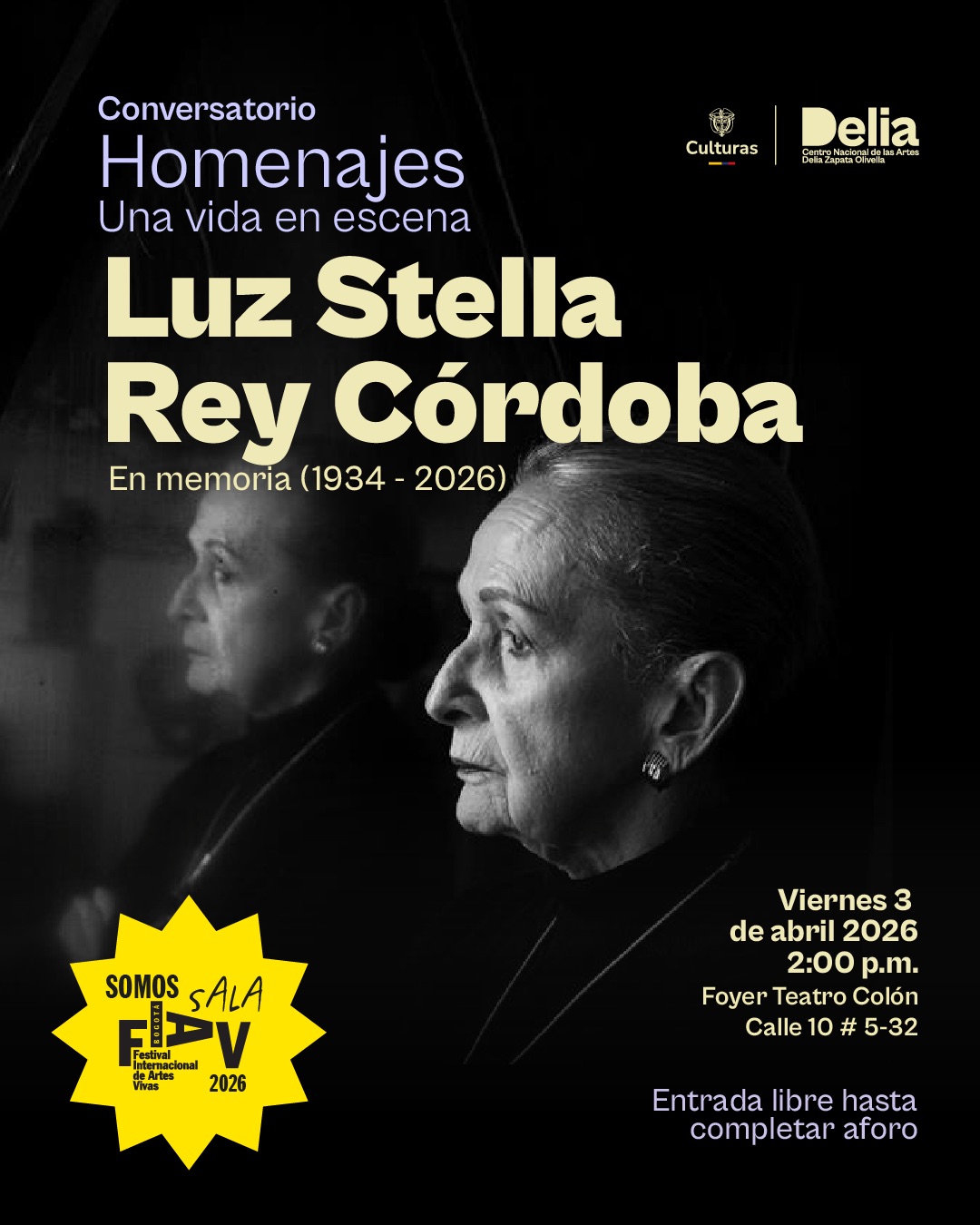 Conversatorio – Homenaje – Luz Stella Rey Córdoba