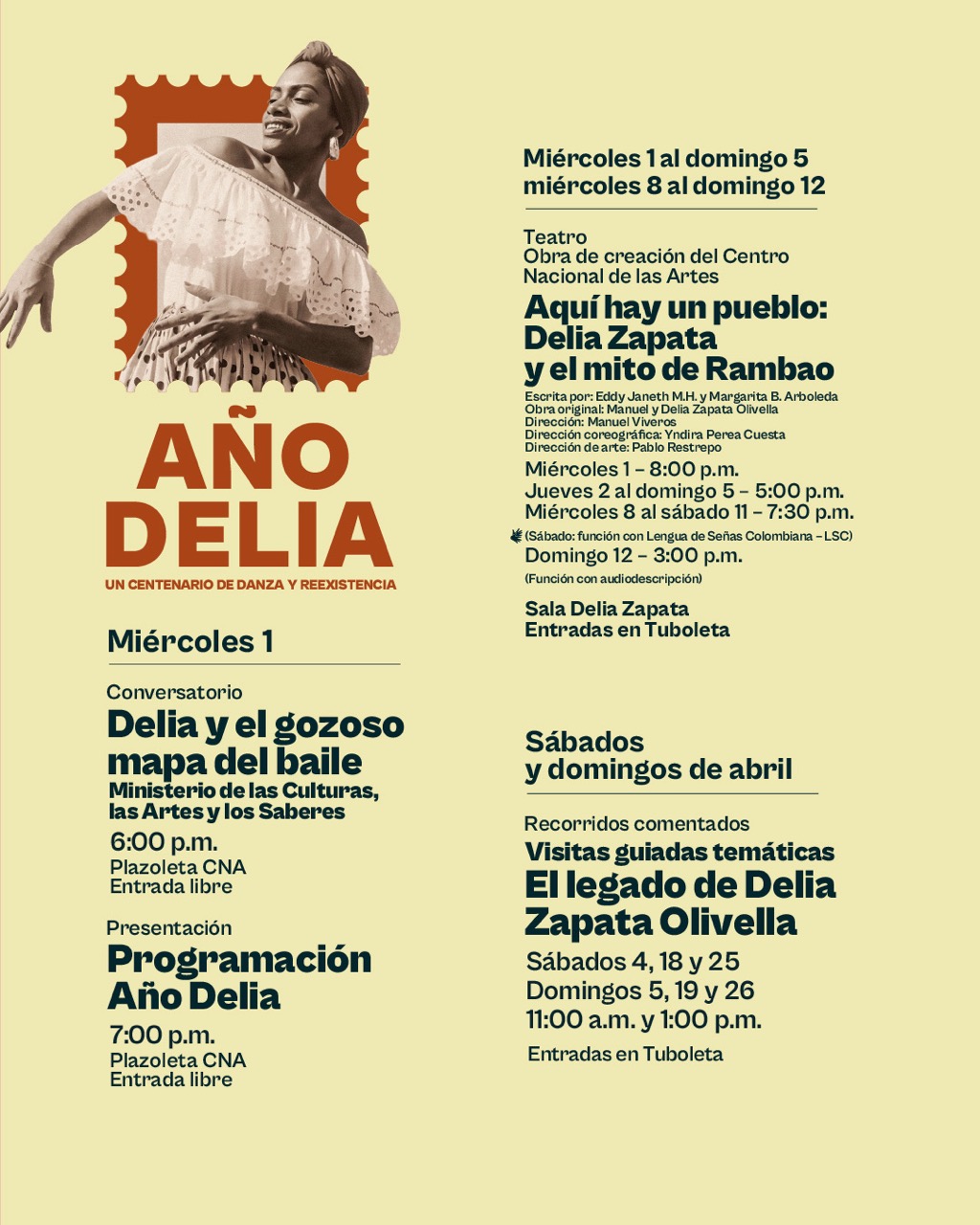 Programación - Abril - Centro Nacional de las Artes 3