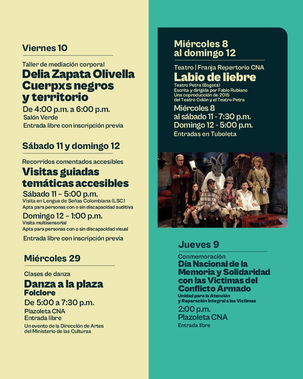 Programación - Abril - Centro Nacional de las Artes 4