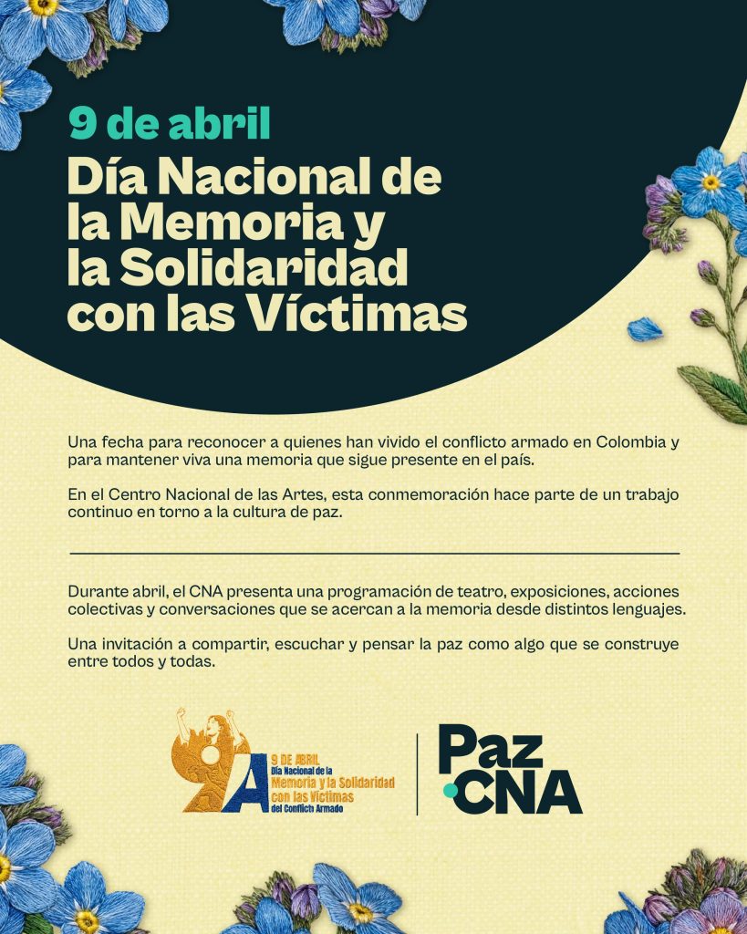 El 9 de abril, Día Nacional de la Memoria y la Solidaridad con las Víctimas del Conflicto Armado