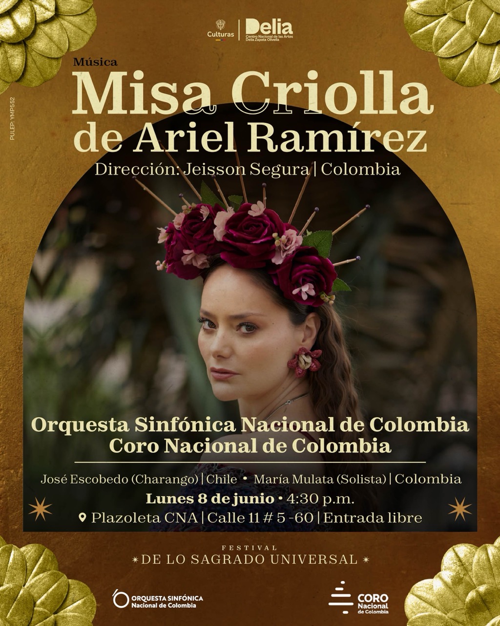 La interpretación de la Misa Criolla por parte de María Mulata en el Centro Nacional de las Artes Delia Zapata Olivella articula la tradición académica con la riqueza del folclor latinoamericano.