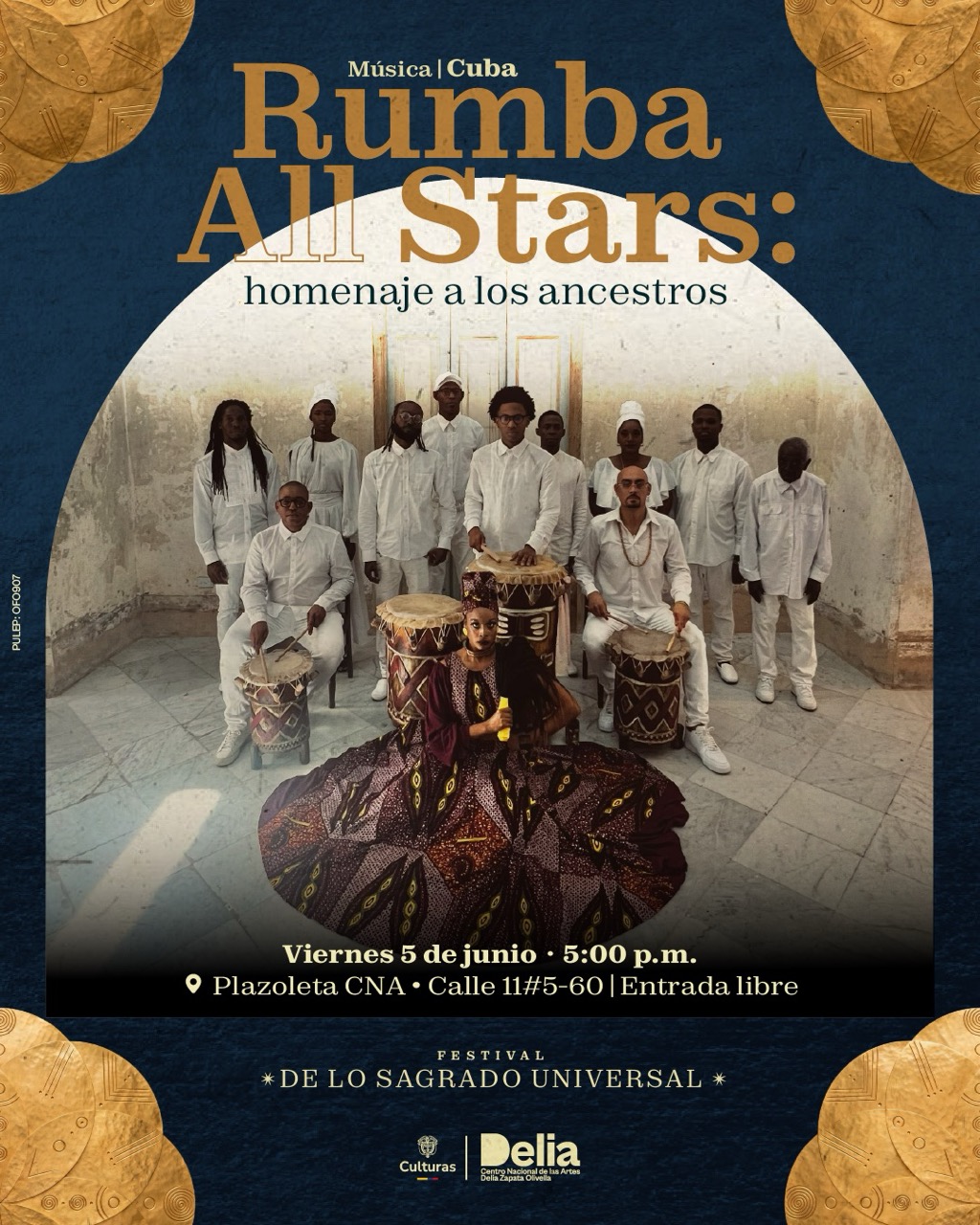 El proyecto se destaca por combinar música, teatro y danza en un espectáculo cultural que celebra la herencia africana y el folclore de Cuba.