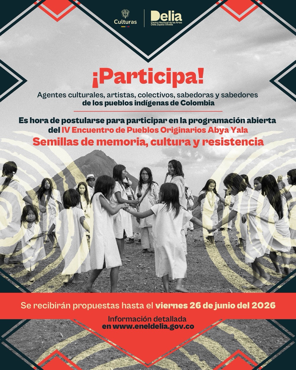 Agenda abierta Postulación –  IV Pueblos Originarios – 2026