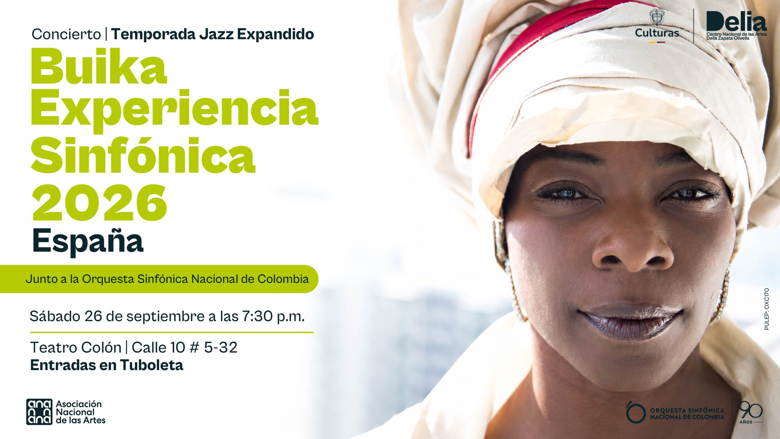 Buika Bogotá 2026 teatro colón