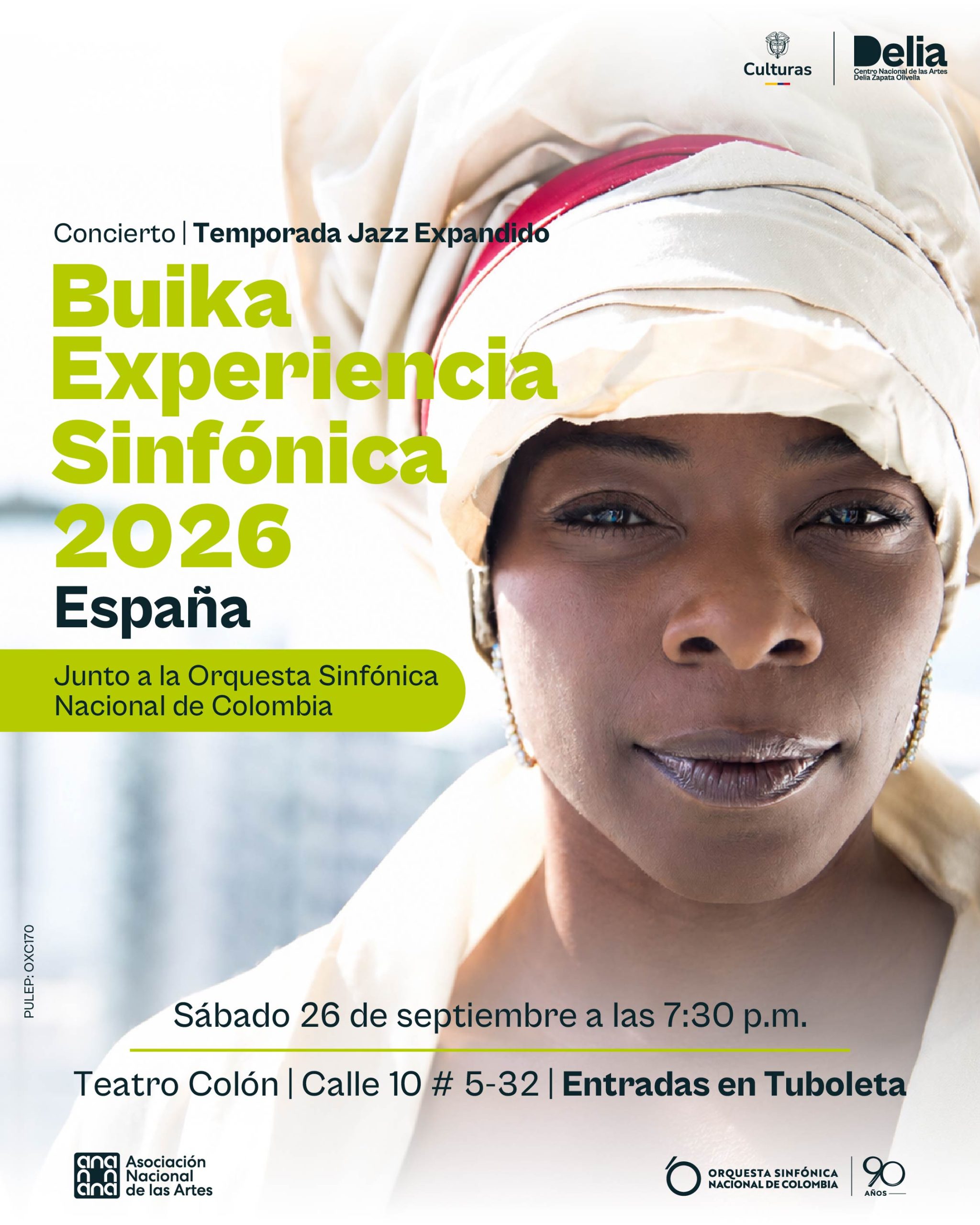 Buika Experiencia Sinfónica 2026 | Bogotá – Temporada Jazz Expandido