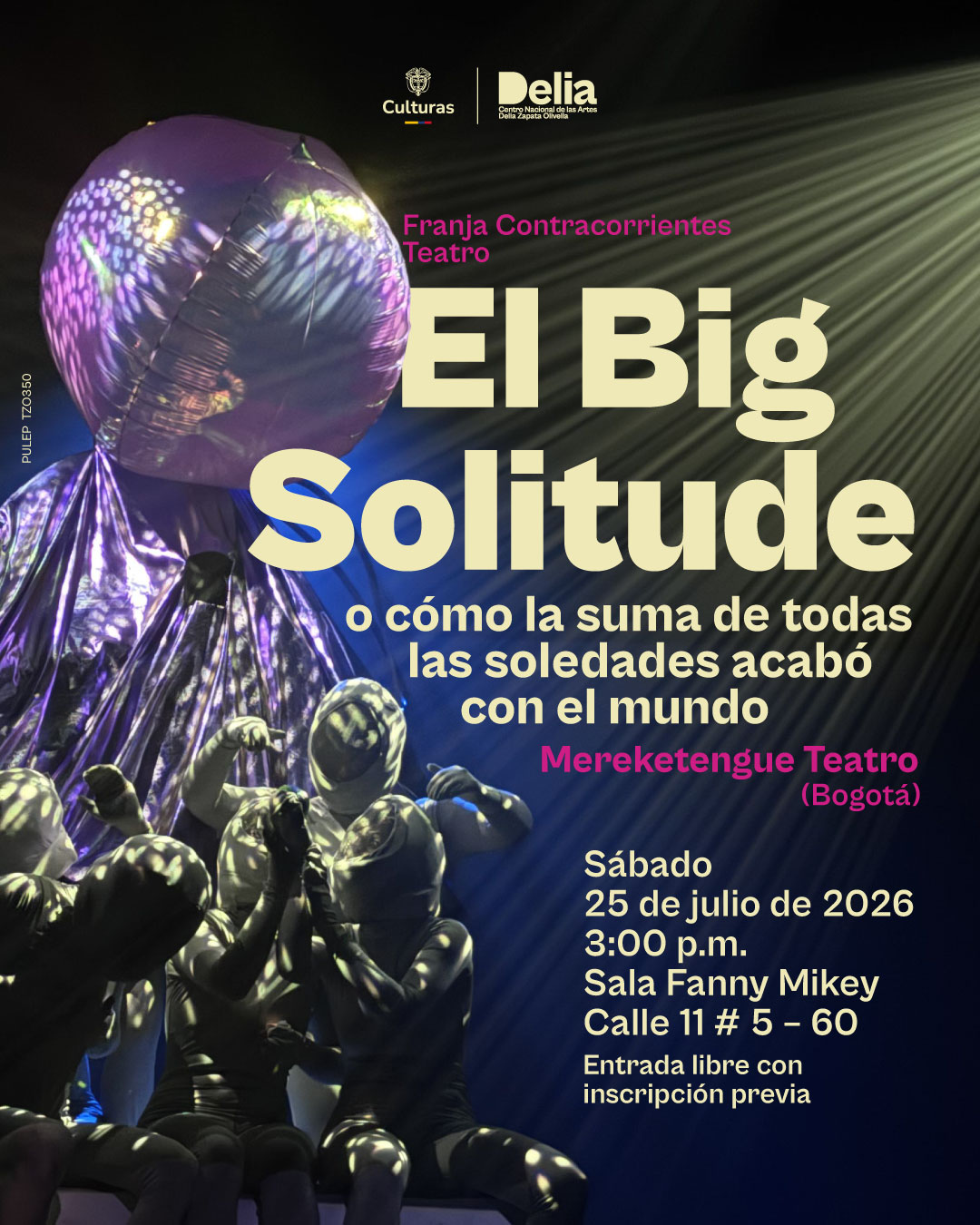 Mereketengue Teatro, compañía bogotana, propone este drama existencial que desafía la realidad y cruza los límites entre lo humano, lo cósmico y lo cuántico.