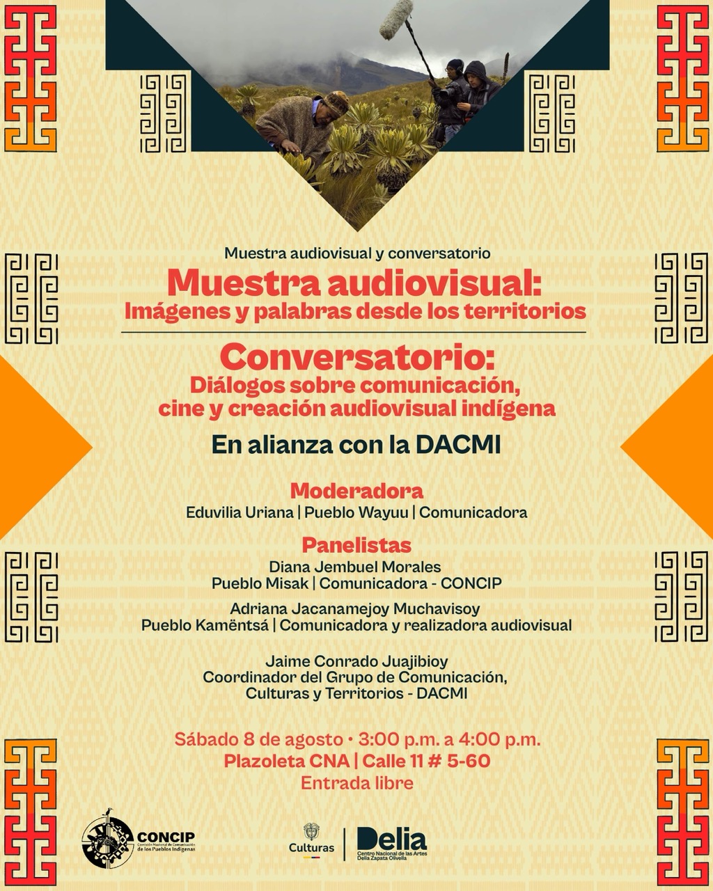 Muestra audiovisual y conversatorio – Imágenes y palabras desde los territorios – IV Encuentro Pueblos Originarios 2026