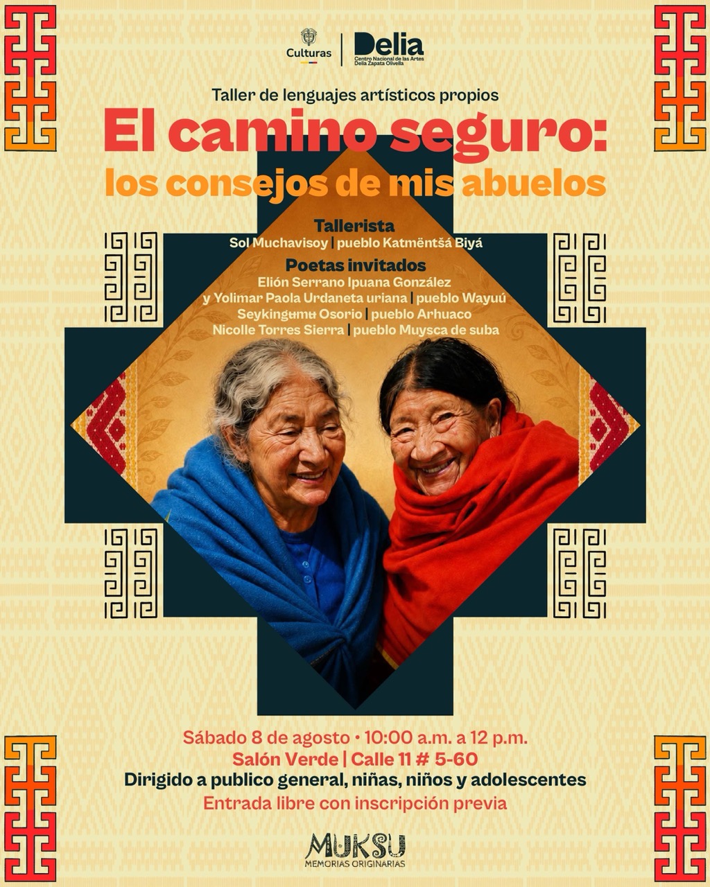Taller El Camino Seguro: los consejos de mis abuelos – IV Encuentro Pueblos Originarios 2026
