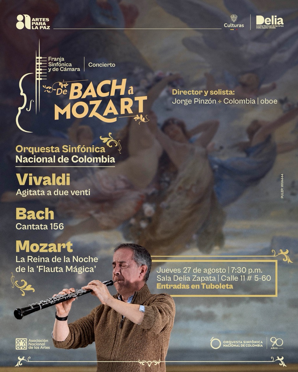 De Bach a Mozart 3, serie de la Franja Sinfónica y de Cámara – Agosto
