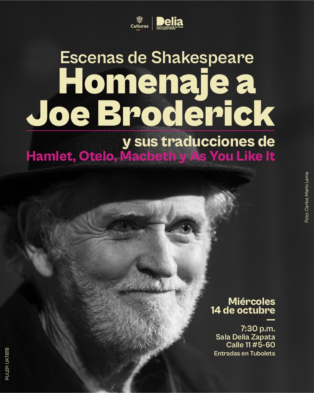 Escenas de Shakespeare Homenaje a Joe Broderick