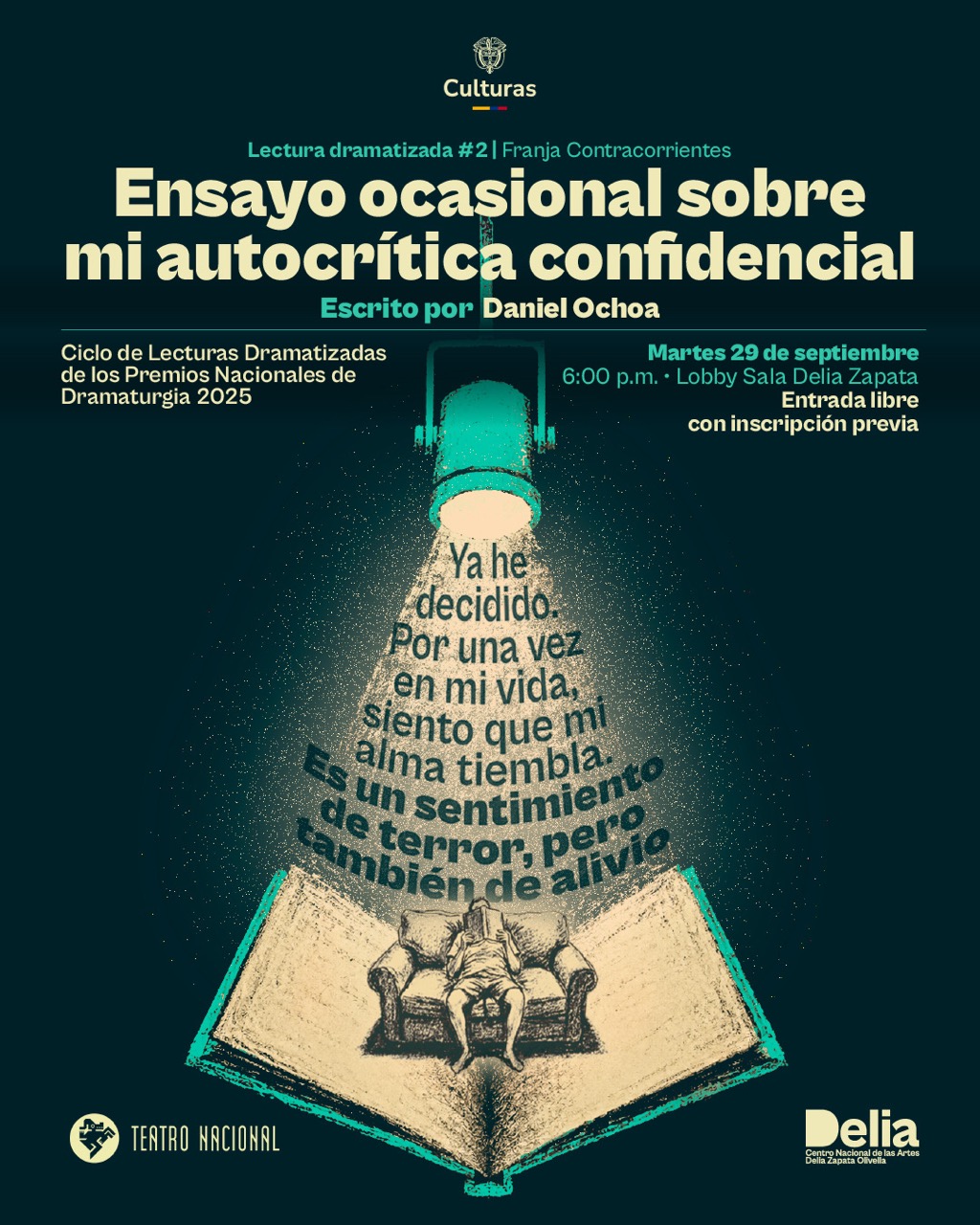 Ensayo ocasional sobre mi autocrítica confidencial – Lectura dramatizada