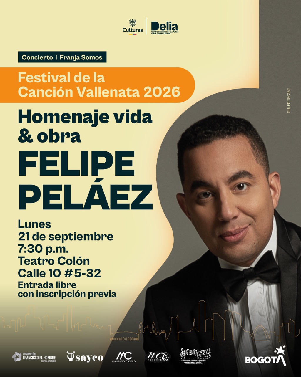 Felipe Peláez es uno de los compositores e intérpretes más destacados del vallenato romántico y de la música tropical colombiana de las últimas décadas.