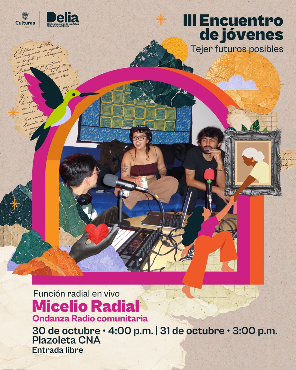 Función Radial en Vivo – micelio radial