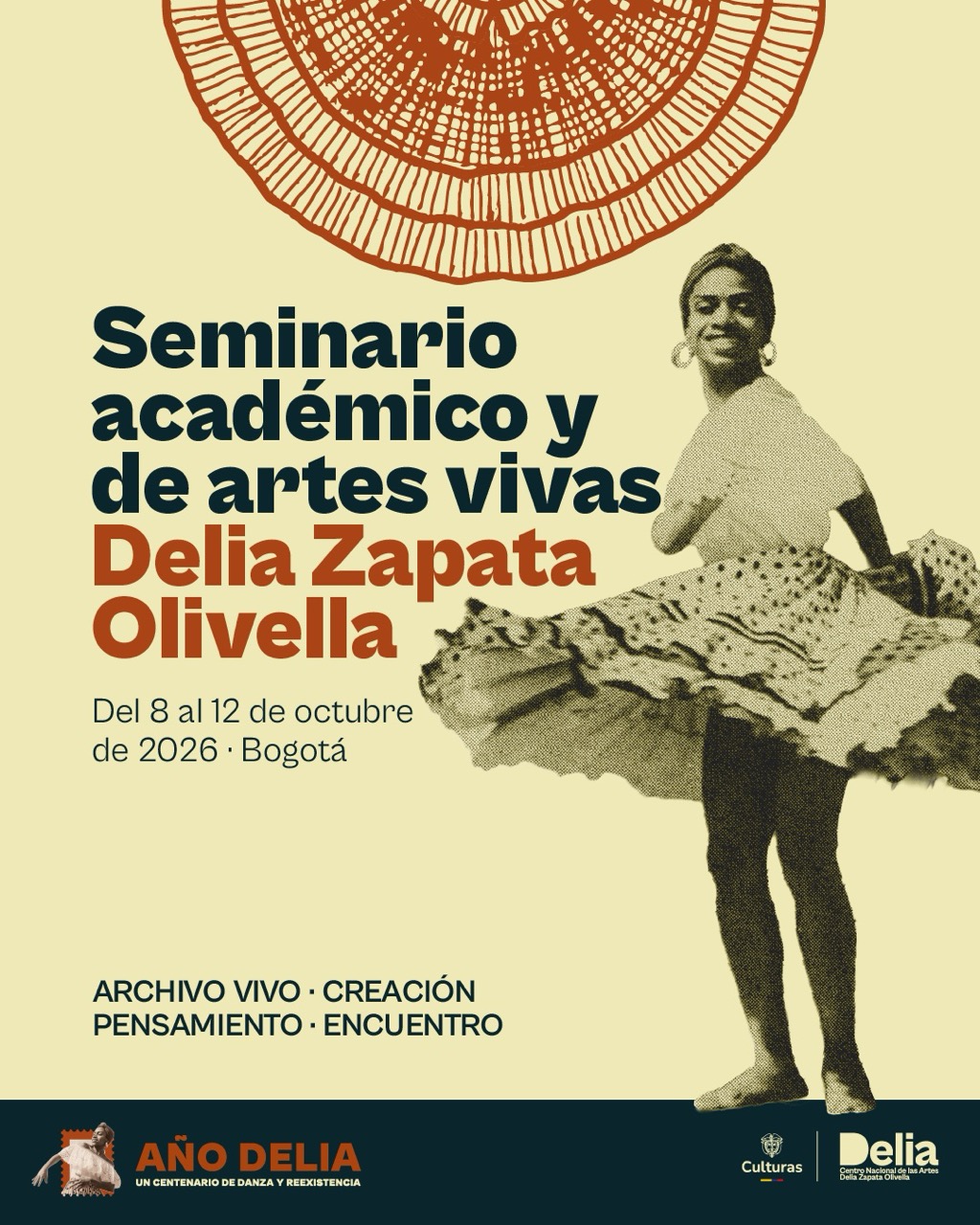 Seminario académico y de artes vivas: el legado de Delia Zapata Olivella vuelve al cuerpo, al archivo y a la escena