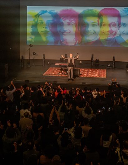 Pedro Aznar con público